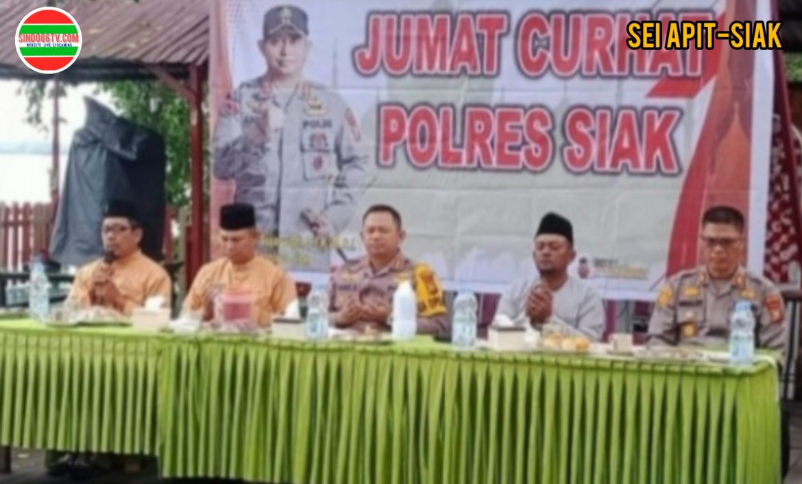 Cooling system jelang pemilu,AKBP Asep Sujarwadi Sampaikan Pemilu Damai Melalui Jumat curhat