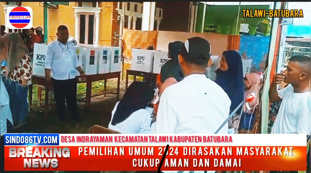 Pemilihan umum 2024 dirasakan masyarakat cukup aman dan nyaman