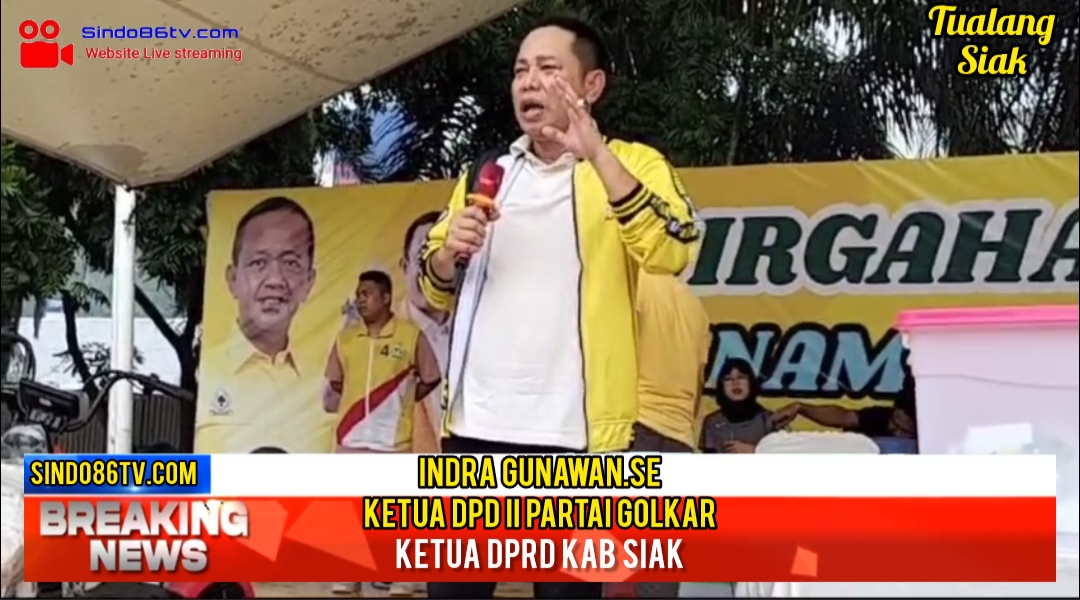 HUT partai Golkar ke 60. DPD II Golkar gelar senam Golkar,ada doorprize dan hadiah menarik