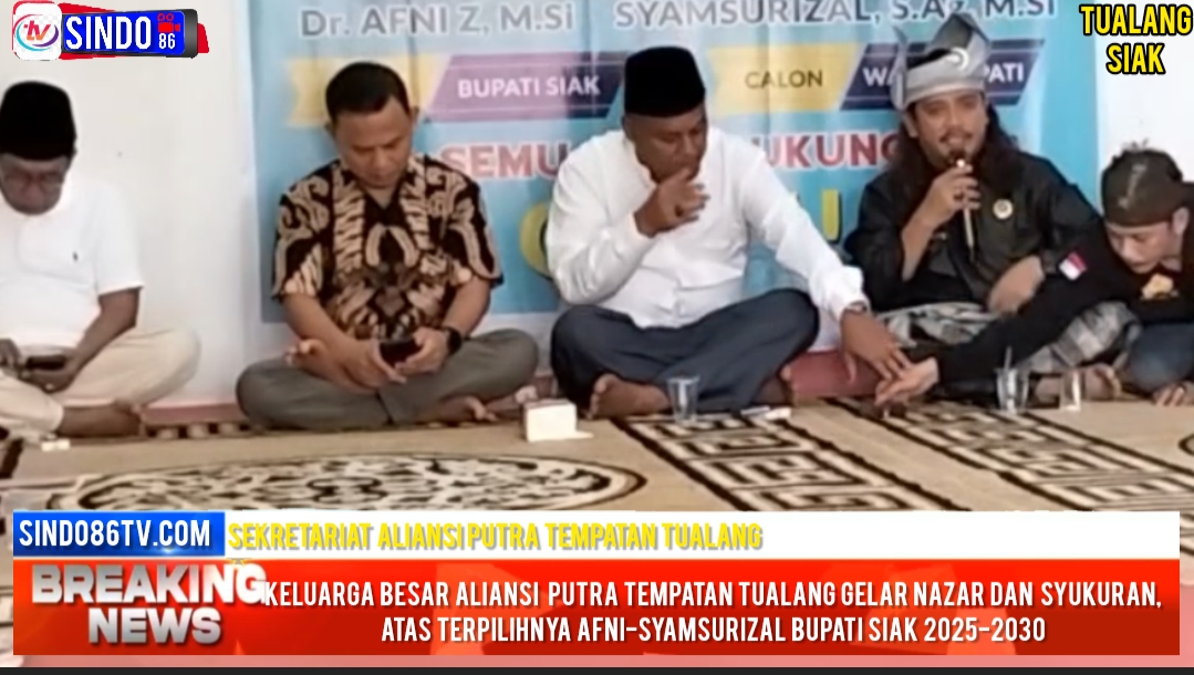 Keluarga Besar APTT Kecamatan Tualang Gelar Nazar dan Syukuran Atas Terpilihnya Afni-Syamsurizal Bupati Siak 2025-2030.