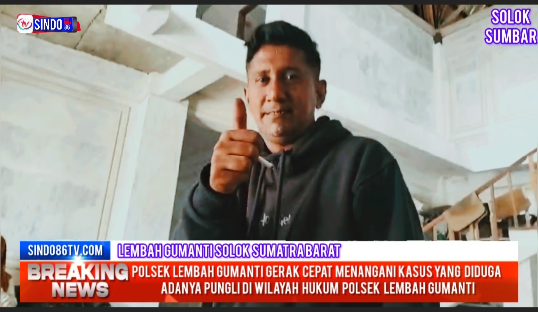 Polsek Lembah Gumanti gerak cepat tangani kasus yang di duga adanya pungli di wilayah hukum Polsek lembah Gumanti.
