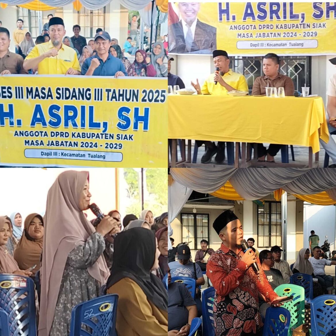 Anggota DPRD kab Siak jemput aspirasi masyarakat perumahan permata sentosa dalam reses III masa sidang III 2025