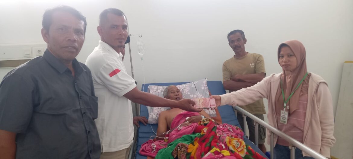 Sedang mendulang emas di sungai,kakek berusia 69 tahun di Solok sumbar di seruduk babi hutan