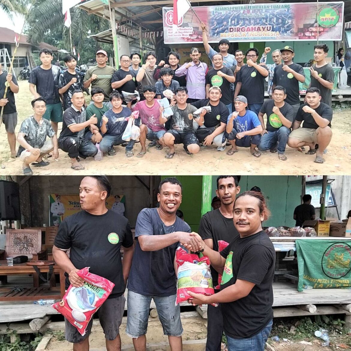 Meriahkan HUT Ke 80 RI,Aliansi Putra Tempatan Tualang gelar berbagai perlombaan,