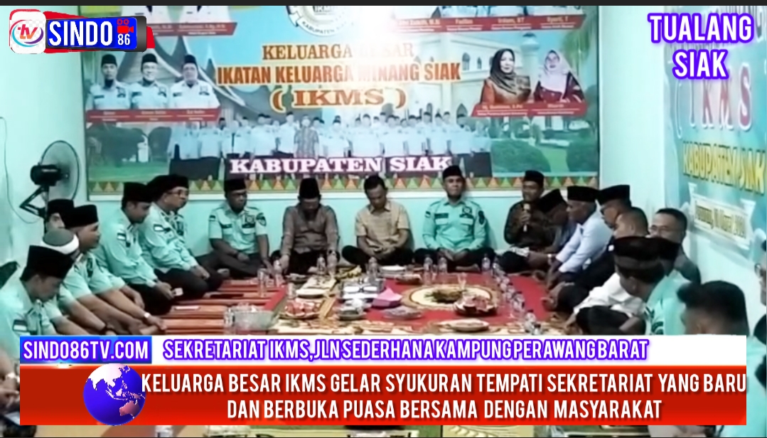 Keluarga Besar IKMS gelar syukuran dan berbuka puasa bersama .