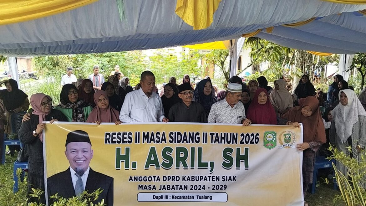 Reses II Dewan Siak ,H Asril SH,serap Aspirasi Masyarakat Kampung Tualang
