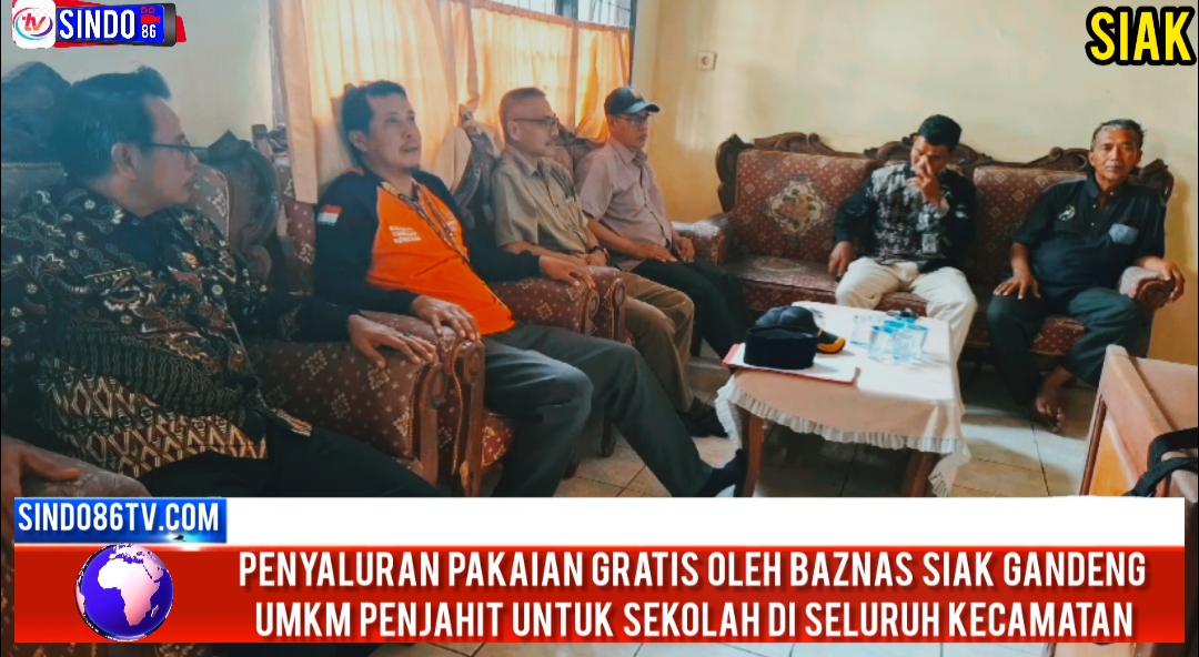 Penyaluran pakaian gratis oleh BAZNAS Siak gandeng UMKM penjahit untuk sekolah di seluruh kecamatan