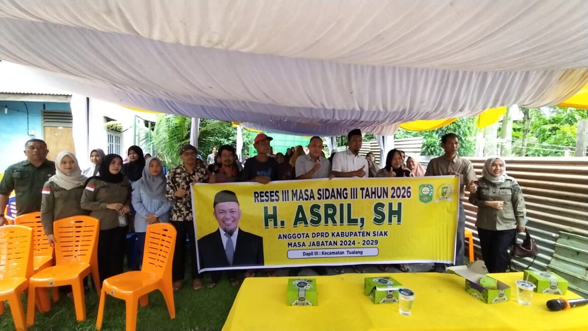 Pakde (pak dewan )H .Asril Gelar Reses III di dua titik sekaligus serap Aspirasi warga