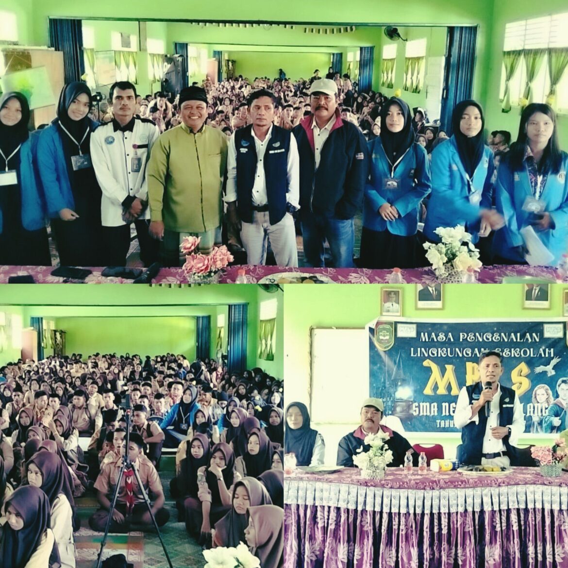 357 siswa baru SMA negeri 2 Tualang ikuti penyuluhan Bahaya Narkoba di masa MPLS