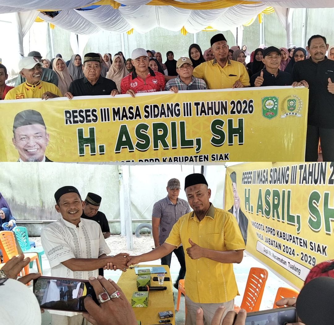 ResesIII H Asril.SH,Tampung Aspirasi Orang tua murid,perbaiki jalan menuju pesantren Nurul Ilmi